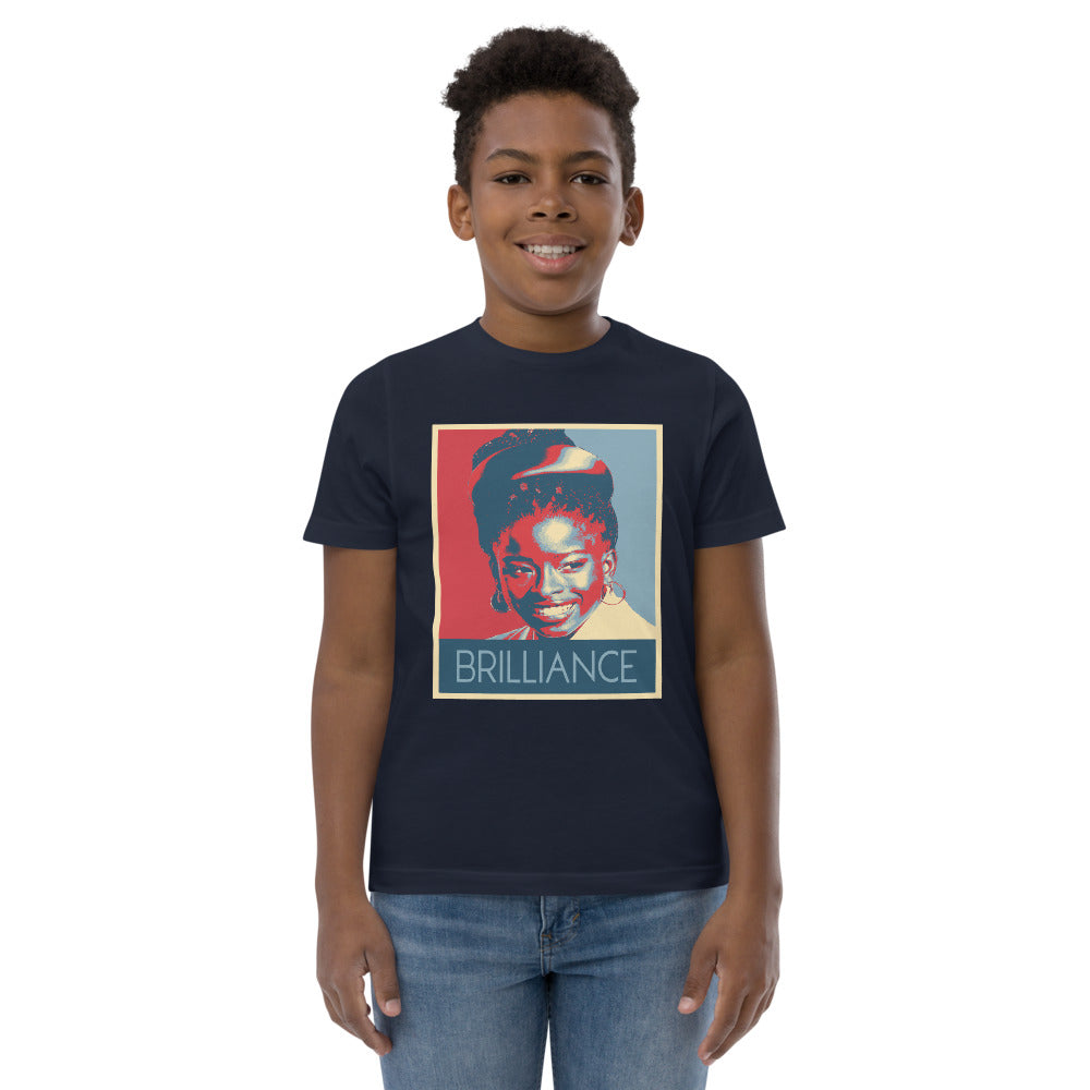 Amanda Gorman The Hill We Climb Poem 2021 Presidential Inauguration Souvenir Youth Jersey T-Shirt