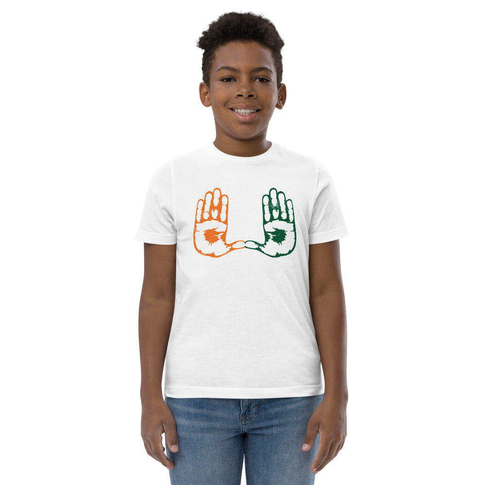 Miami Native 305 Area Code College Football Fan Youth Jersey T-Shirt