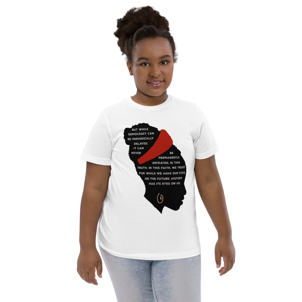 Amanda Gorman The Hill We Climb Poem 2021 Presidential Inauguration Souvenir Youth Jersey T-Shirt