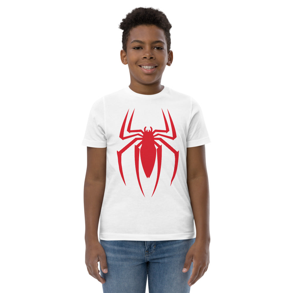 Cool Spider Graphic Novelty Print Fan Kids Youth Jersey T-Shirt