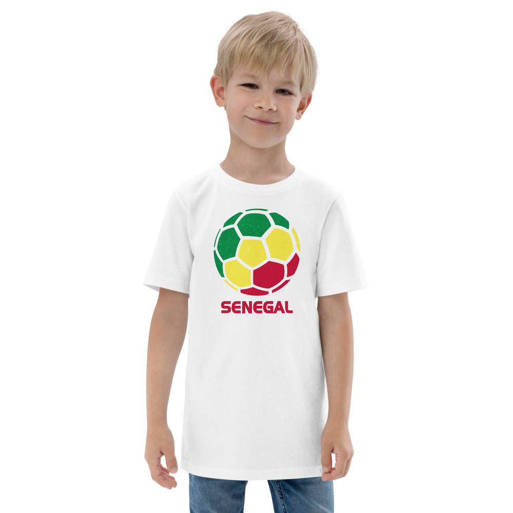 Senegal National Soccer Team Football Pride Country Flag Youth Jersey T-Shirt