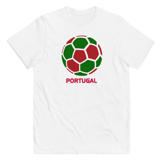 Portugal National Soccer Team Football Pride Country Flag Youth Jersey T-Shirt