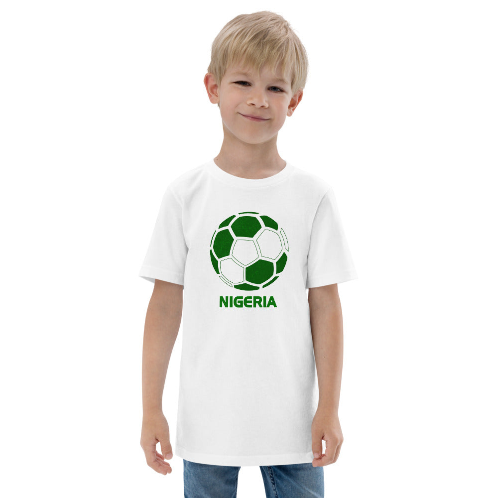 Nigeria National Soccer Team Football Pride Country Flag Youth Jersey T-Shirt