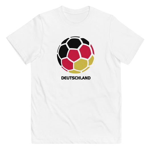 Deutschland National Soccer Team Football Pride Country Flag Youth Jersey T-Shirt