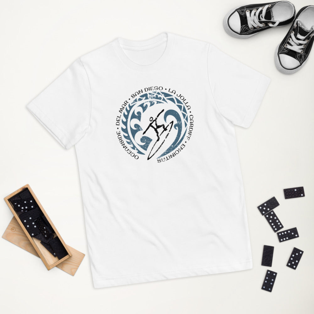 Cool San Diego County California Surf Surfing Fan Youth Jersey T-Shirt