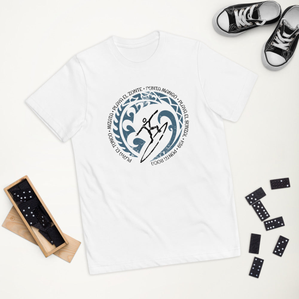 Cool El Salvador Surf Surfing Fan Youth Jersey T-Shirt