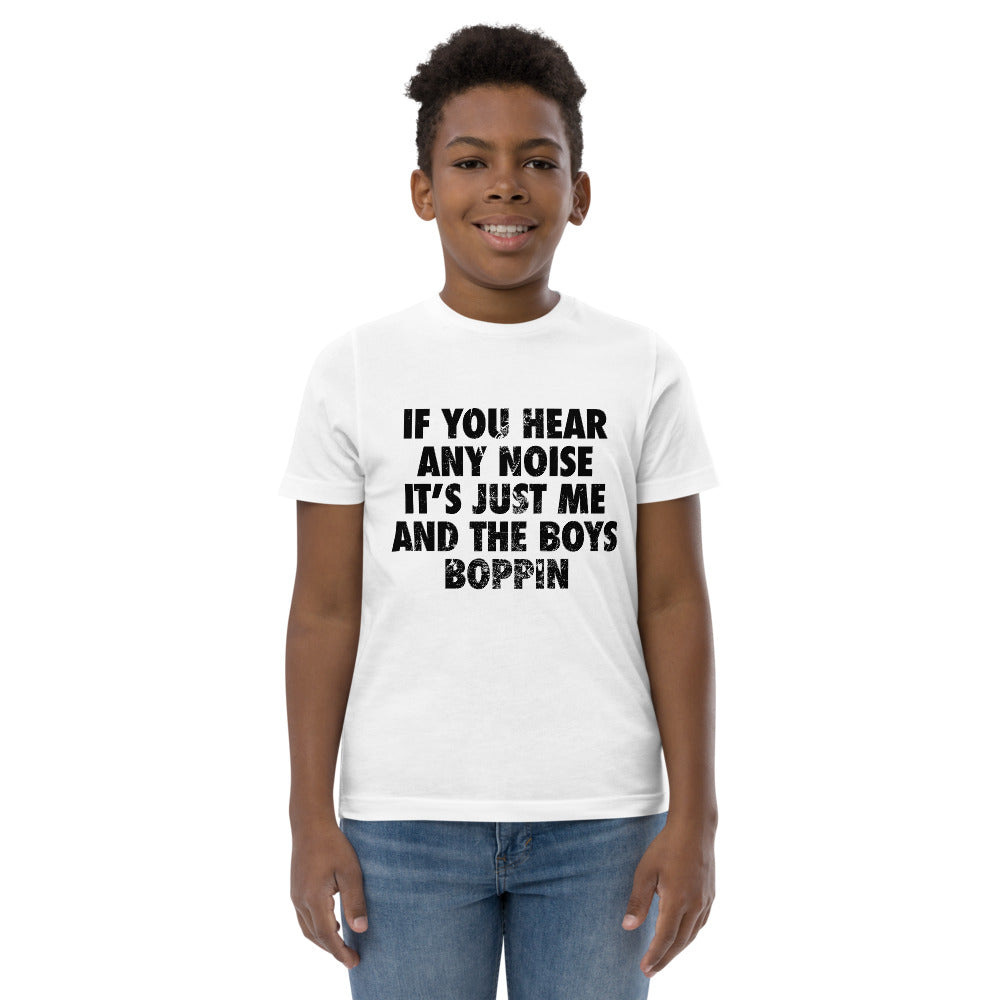 New York Baseball Fan Funny NY Boys Boppin Quote Youth Jersey T-Shirt