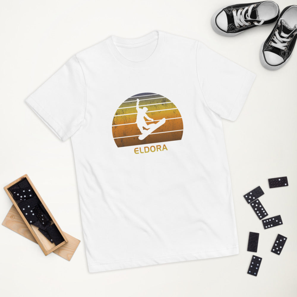 Retro Eldora Colorado Snowboarding Fan Youth Jersey T-Shirt