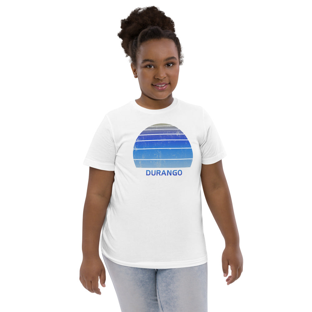Retro Durango Colorado Ski Skiing Fan Youth Jersey T-Shirt