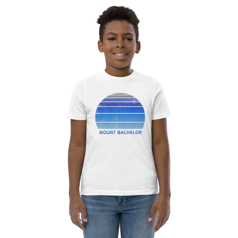 Retro Mount Bachelor Ski Skiing Fan Youth Jersey T-Shirt