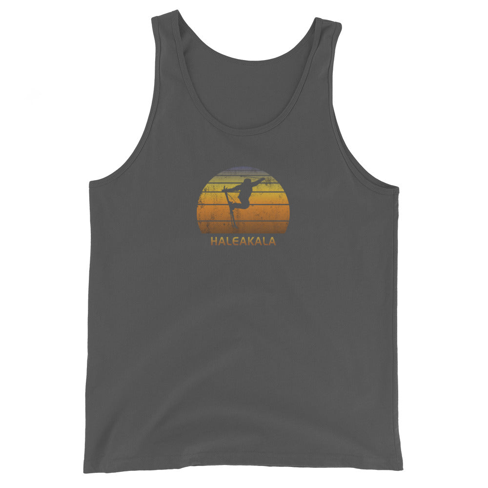 Vintage Ski Haleakala Maui Hawaii Hawaiian Unisex Tank Top