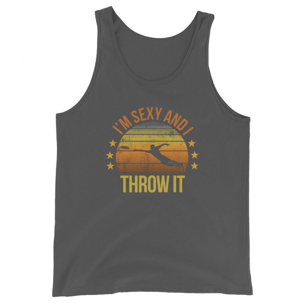 Funny Ultimate Frisbee Player Team Fan Quote Joke Sarcastic Unisex Tank Top