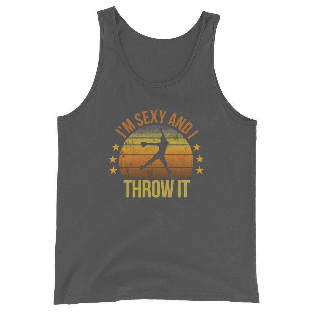 Funny Softball Fan Player Lover Quote Joke Sarcastic Phrase Gift Unisex Tank Top