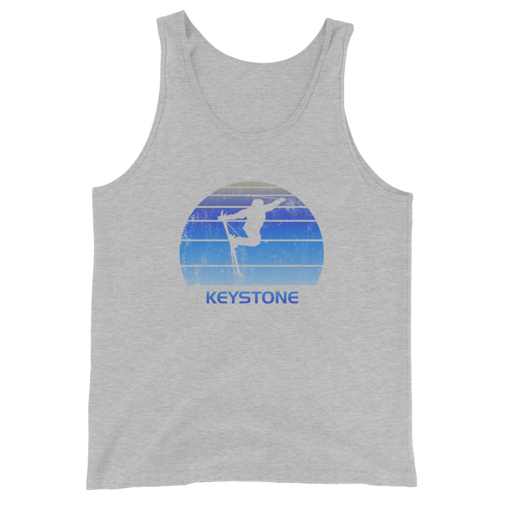 Retro Keystone Colorado Ski Fan Skier Gift Skiing Vintage Cool Unisex Tank Top