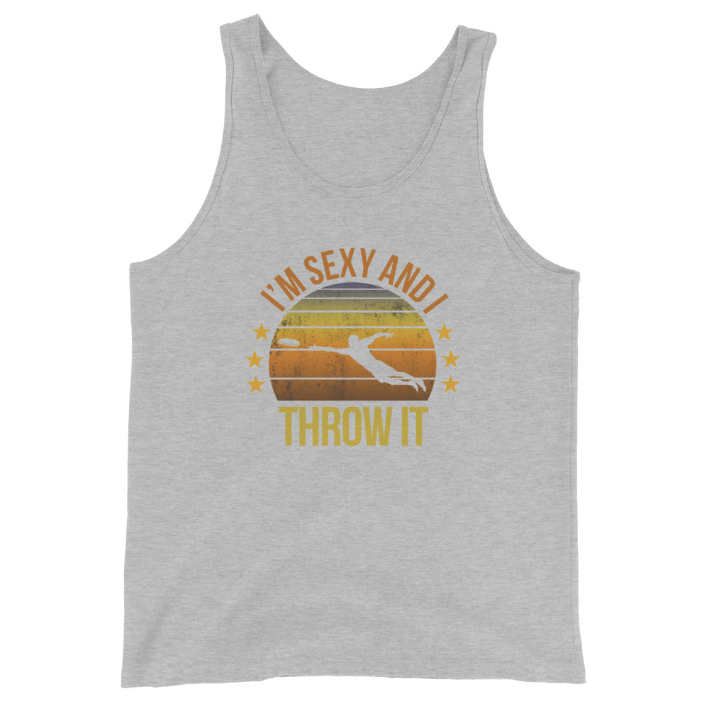 Funny Ultimate Frisbee Player Team Fan Quote Joke Sarcastic Unisex Tank Top