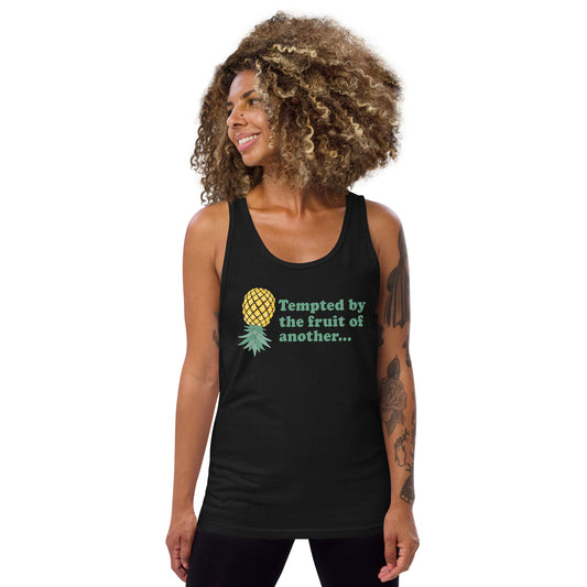 Funny Swinger Unisex Tank Top Upside Down Pineapple Lifestyle