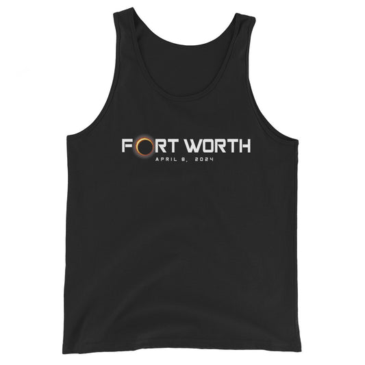 Fort Worth Texas 2024 Eclipse Souvenir April 8 Unisex Tank Top