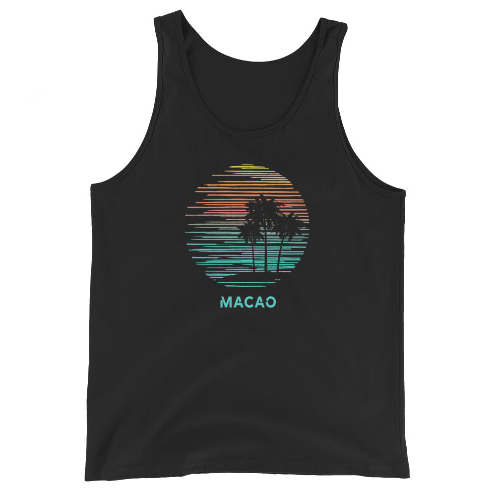 Macao Cool Souvenir Vacation Artistic Unisex Tank Top