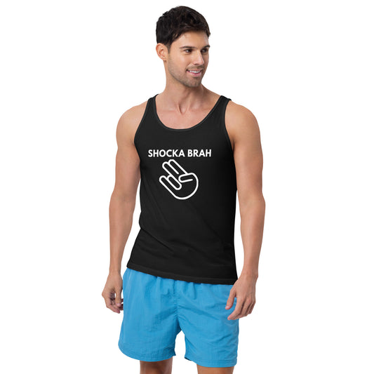 Funny Shocker Joke Shocka Crude Inappropriate Unisex Tank Top