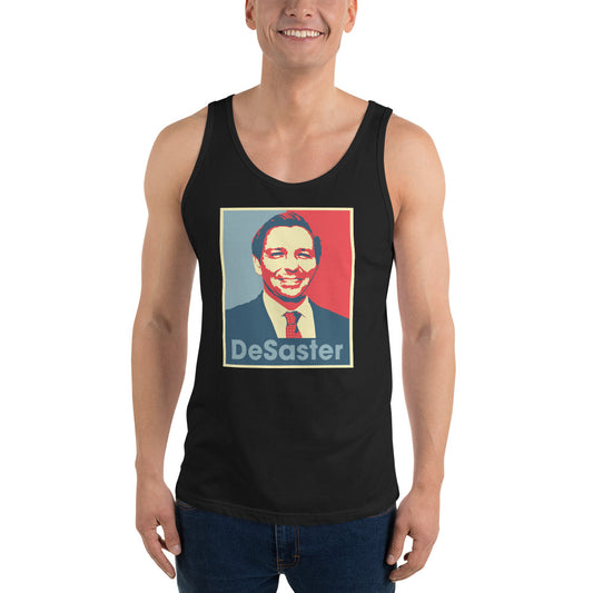 Funny Ron Desantis DeSaster Unisex Tank Top Political Democrats