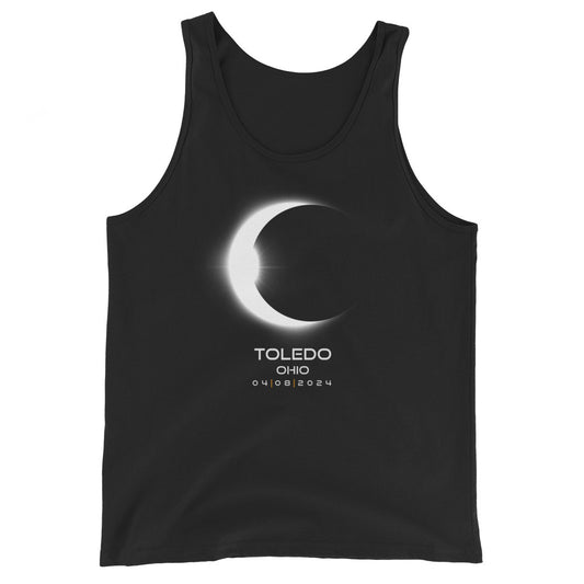 Toledo Ohio 2024 Eclipse Souvenir Keepsake Unisex Tank Top