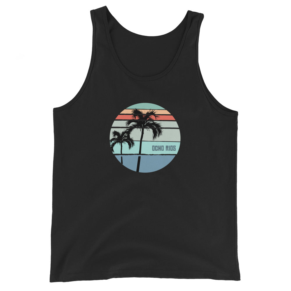 Cool Ocho Rios Jamaica Palm Tree Vacation Souvenir Artistic Unisex Tank Top