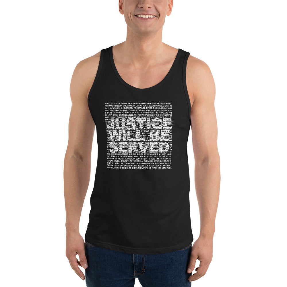 Jack Smith Unisex Tank Top Anti Trump Indictment Democrats Political