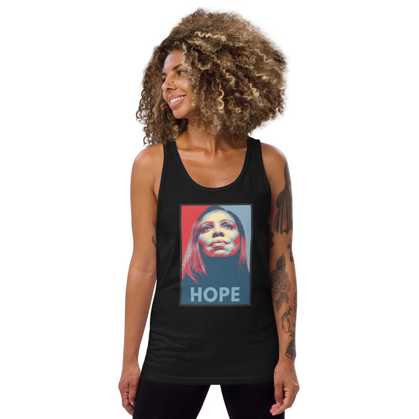 Letitia James Unisex Tank Top Politics Anti Trump Political Democrats