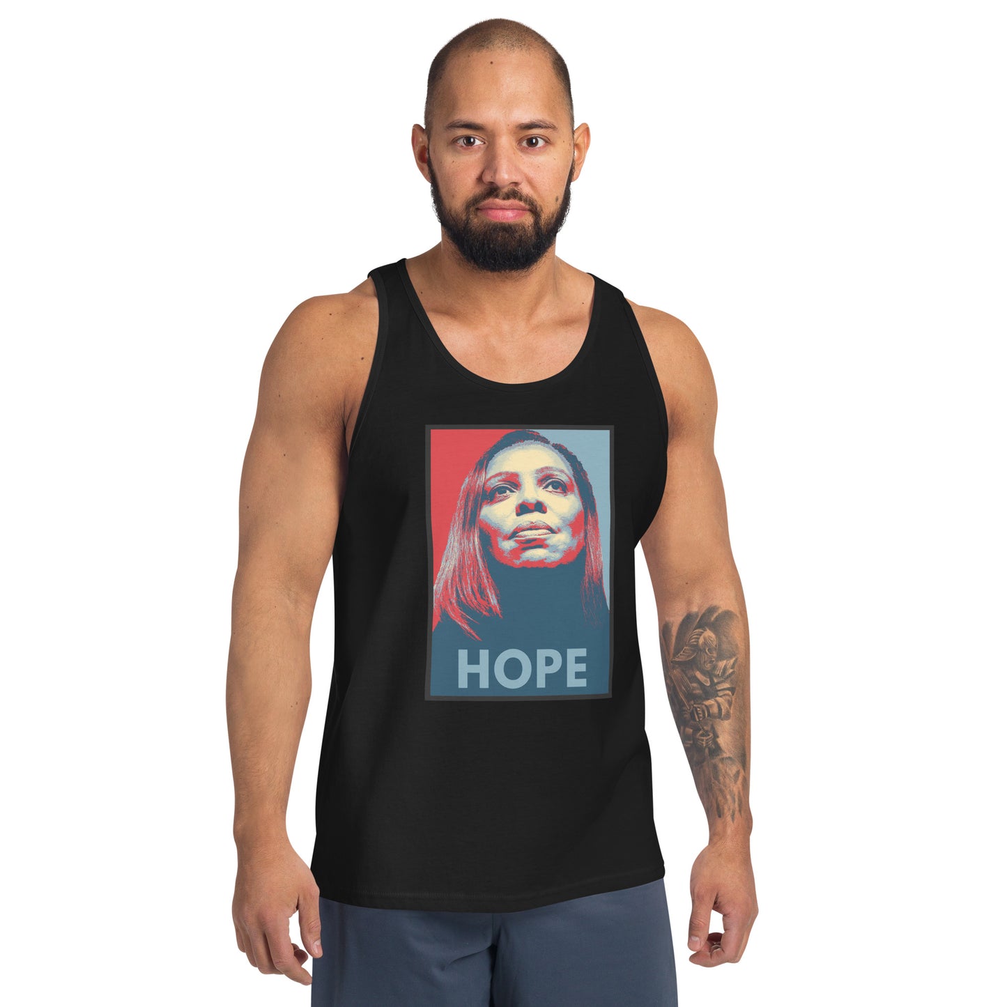 Letitia James Unisex Tank Top Politics Anti Trump Political Democrats