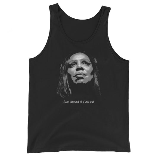 Letitia James Unisex Tank Top Funny Politics Anti Trump Political Democrats