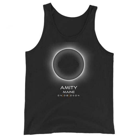 2024 Amity Maine Eclipse Souvenir Memento April 8 Solar Unisex Tank Top