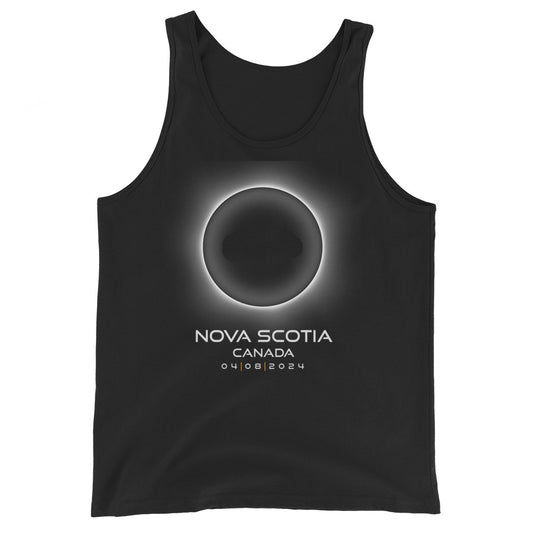 2024 Nova Scotia Canada Eclipse Souvenir Memento April 8 Solar Unisex Tank Top