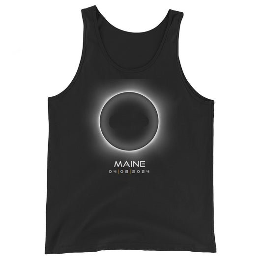2024 Maine Eclipse Souvenir Memento April 8 Solar Unisex Tank Top