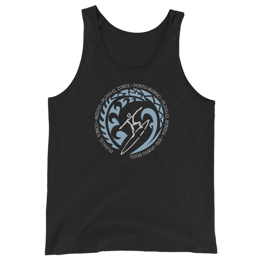 El Salvador Beach Ocean Unisex Tank Top Vintage Surfing Fan Lover