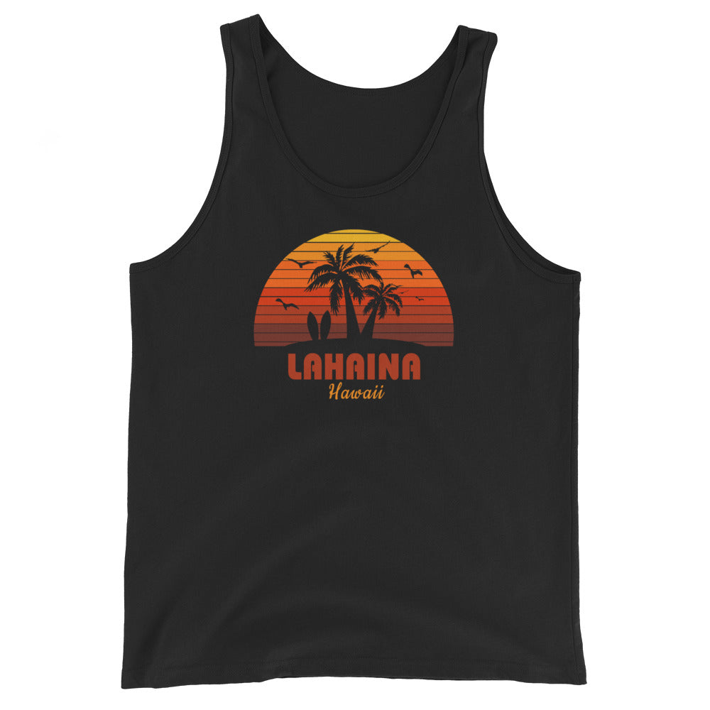 Cool Lahaina Maui Hawaii Beach Sunset Souvenir Unisex Tank Top