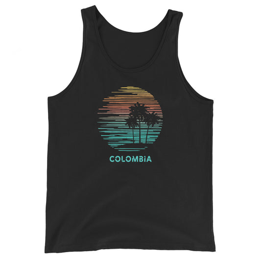 Colombia Cool Souvenir Vacation Artistic Unisex Tank Top
