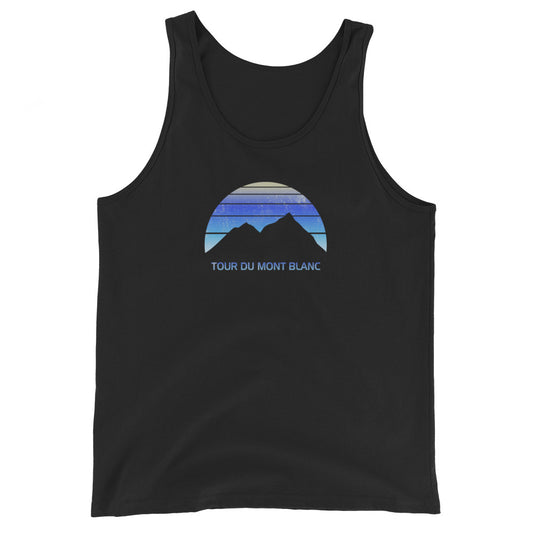 Tour du Mont Blanc Mountain Ski Hiking Fan Unisex Tank Top