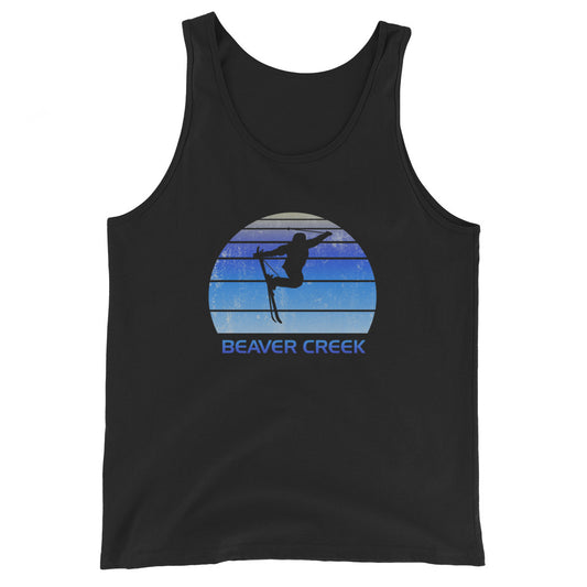 Retro Beaver Creek Colorado Ski Fan Skier Gift Skiing Vintage Cool Unisex Tank Top