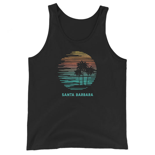 Santa Barbara California Cool Souvenir Vacation Artistic Unisex Tank Top