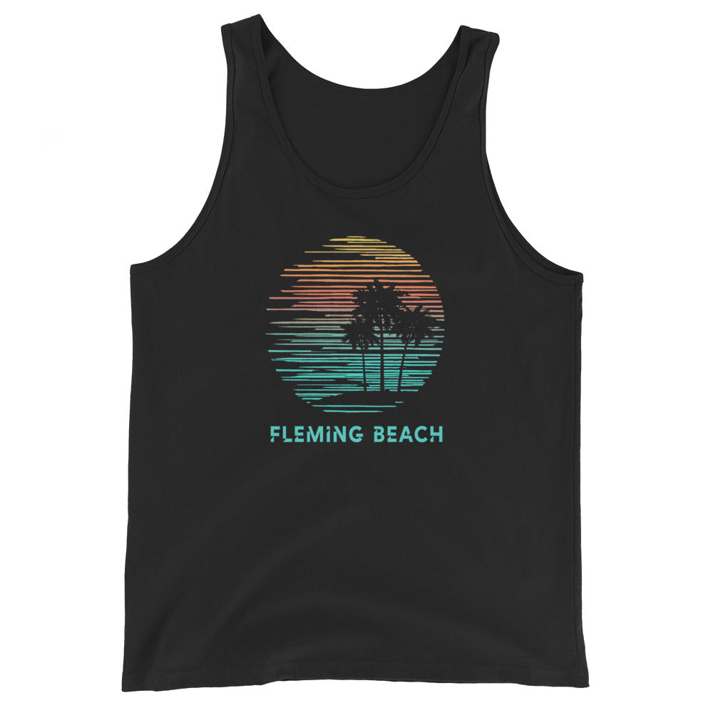 Fleming Beach Maui Hawaii Cool Souvenir Vacation Artistic Unisex Tank Top