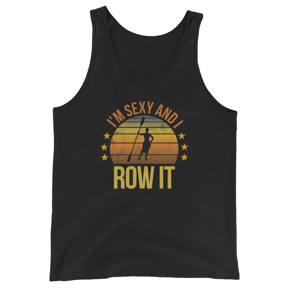 Funny Kayak Fan Canoeing Kayaking Female Quote Joke Sarcastic Unisex Tank Top