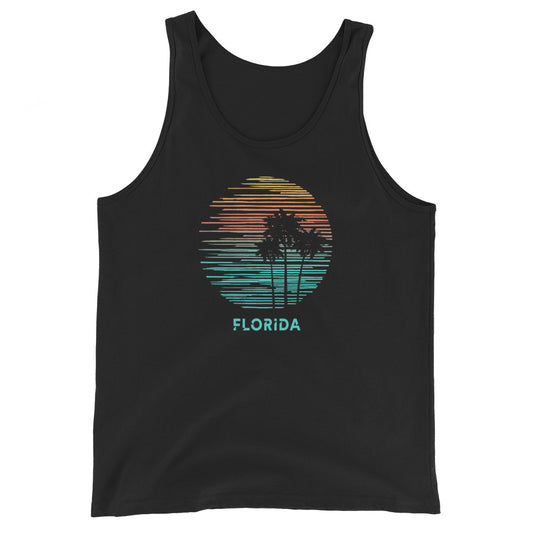 Florida Cool Souvenir Vacation Artistic Unisex Tank Top