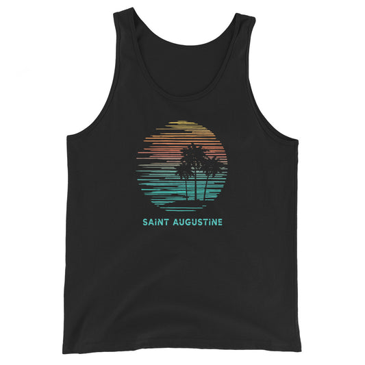 Saint Augustine Florida Cool Souvenir Vacation Artistic Unisex Tank Top