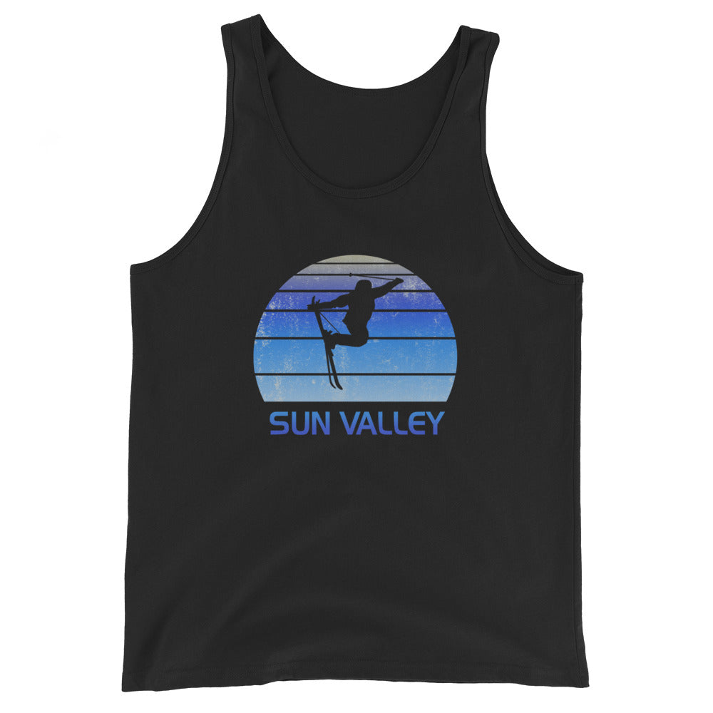 Retro Sun Valley Ski Fan Skier Gift Skiing Vintage Cool Unisex Tank Top