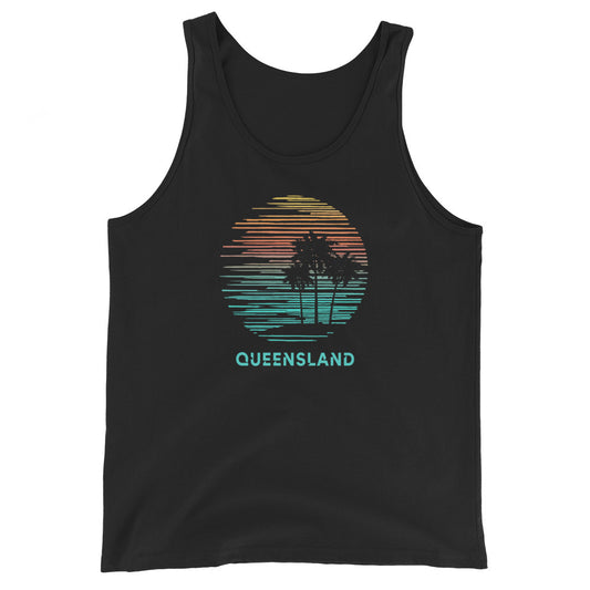 Queensland Australia Cool Souvenir Vacation Artistic Unisex Tank Top