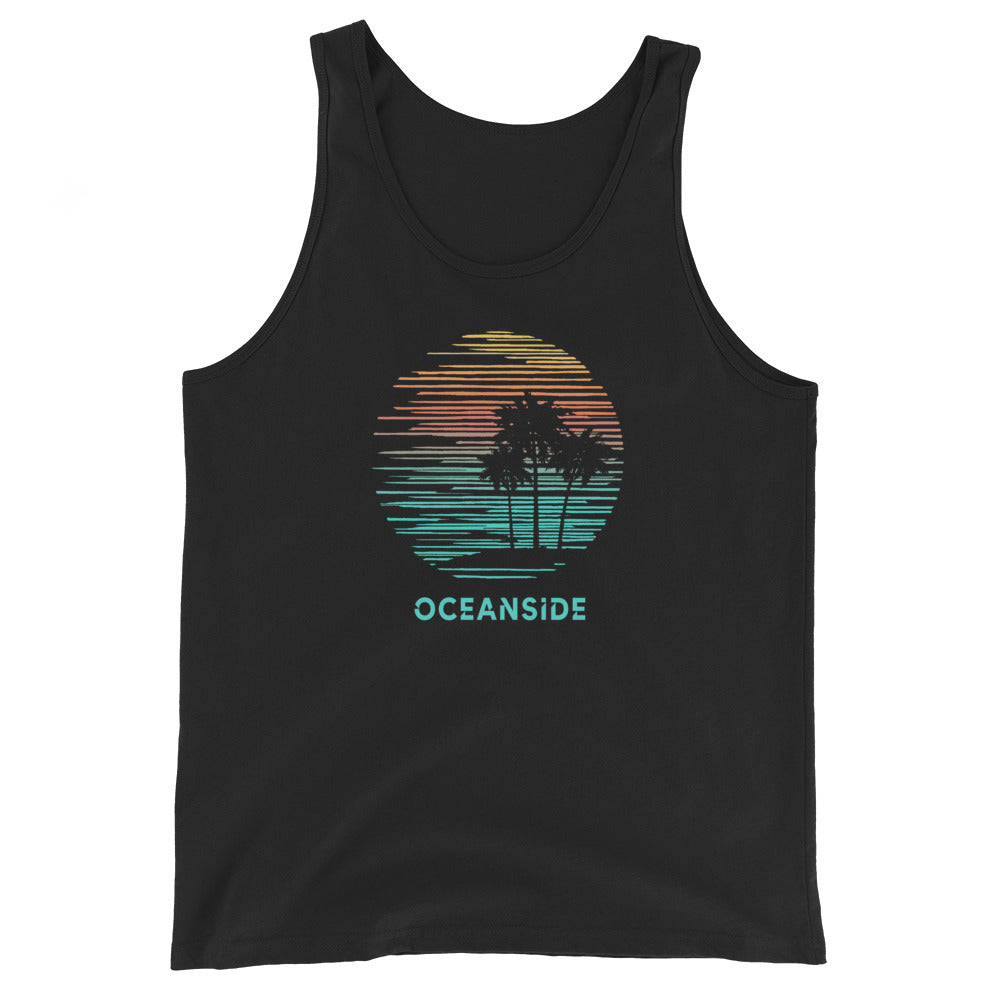 Oceanside California Cool Souvenir Vacation Artistic Unisex Tank Top