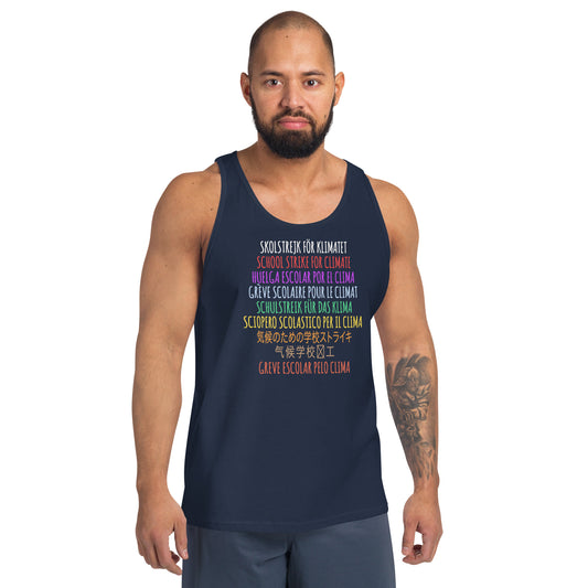 School Strike For Climate Awareness Environment Protest Unisex Tank Top