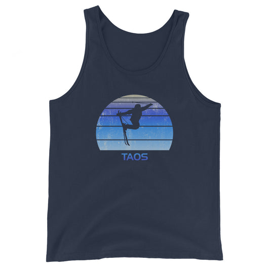 Retro Taos Ski Fan Skier Vintage Cool Unisex Tank Top