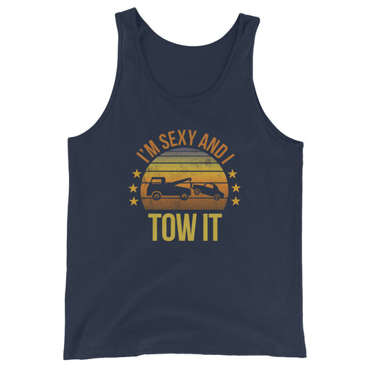 Funny Tow Truck Driver Quote Joke Sarcastic Phrase Gifts Unisex Tank Top