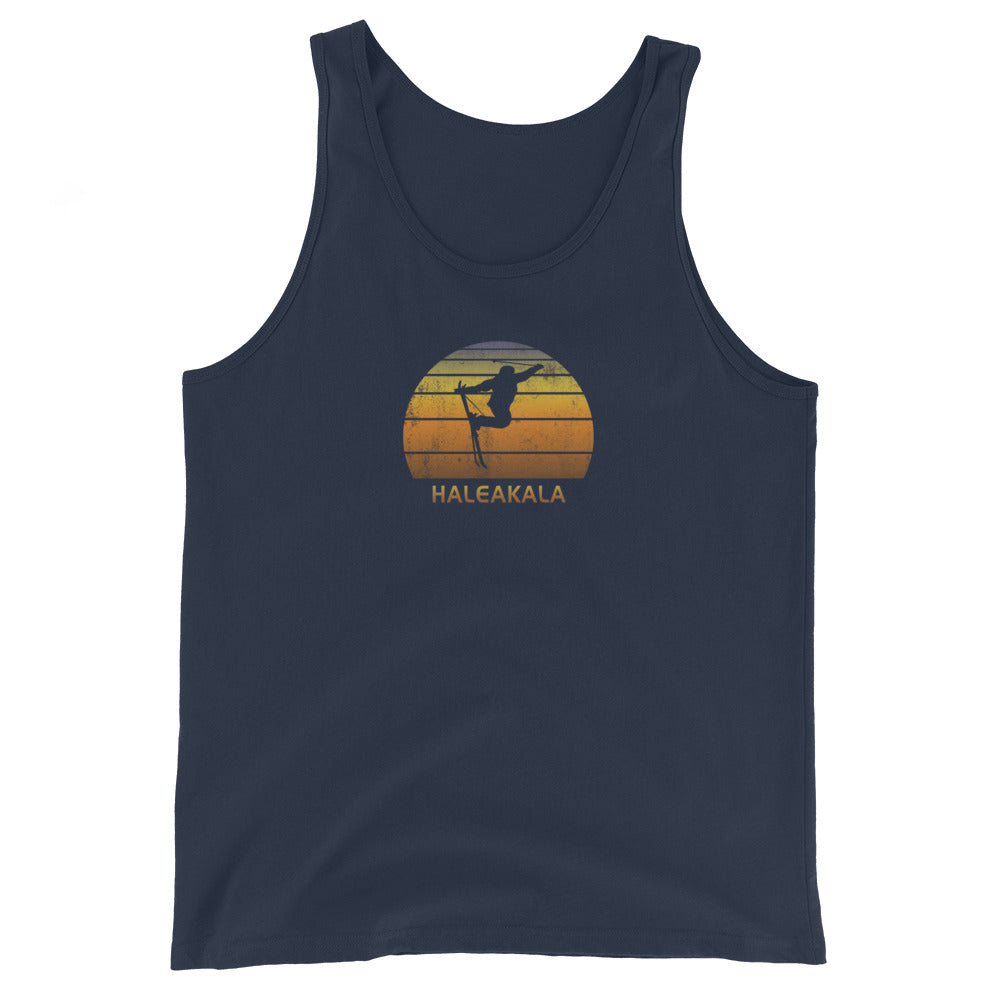 Vintage Ski Haleakala Maui Hawaii Hawaiian Unisex Tank Top